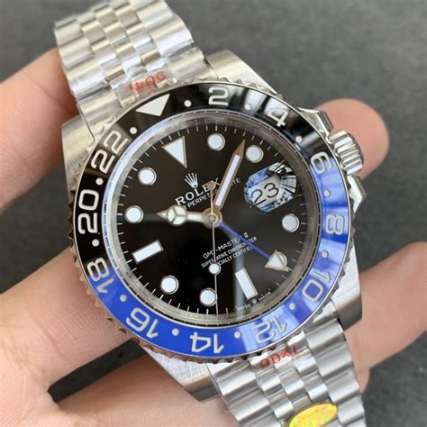 rolex gmt black blue replica|rolex gmt 2 two tone.